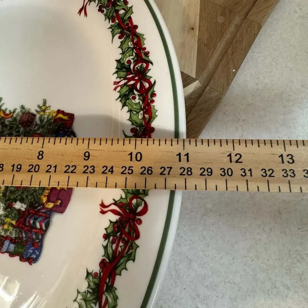 Christopher Radko Traditions Holiday Celebrations Christmas Tree Oval Platter
